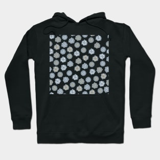 Hand Drawn Abstract Circles and Flowers Hoodie